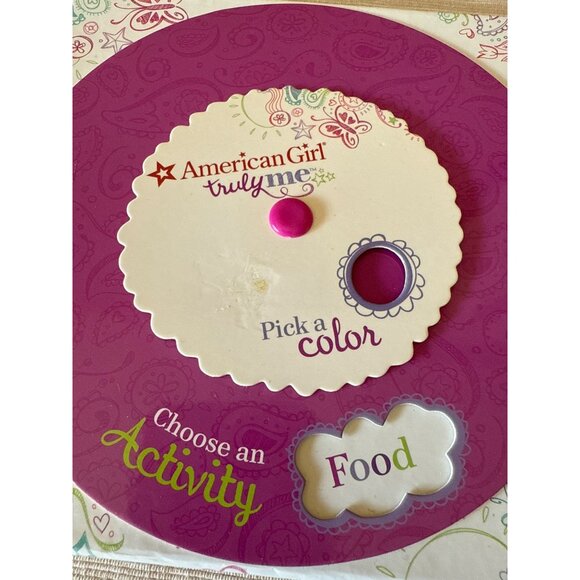 American Girl Truly Me Spinner Game For Fun Activities & Food Choices - Picture 3 of 14